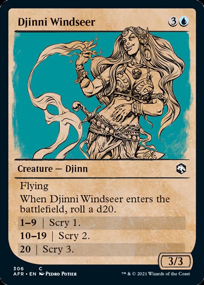 Djinni Windseer (Showcase) [Dungeons & Dragons: Adventures in the Forgotten Realms] | L.A. Mood Comics and Games