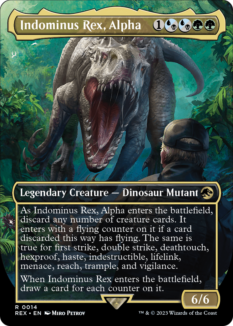 Indominus Rex, Alpha (Borderless) [Jurassic World Collection] | L.A. Mood Comics and Games