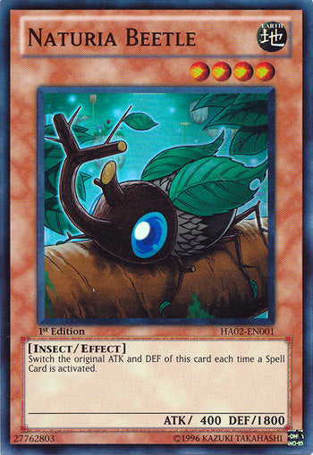 Naturia Beetle [HA02-EN001] Super Rare | L.A. Mood Comics and Games