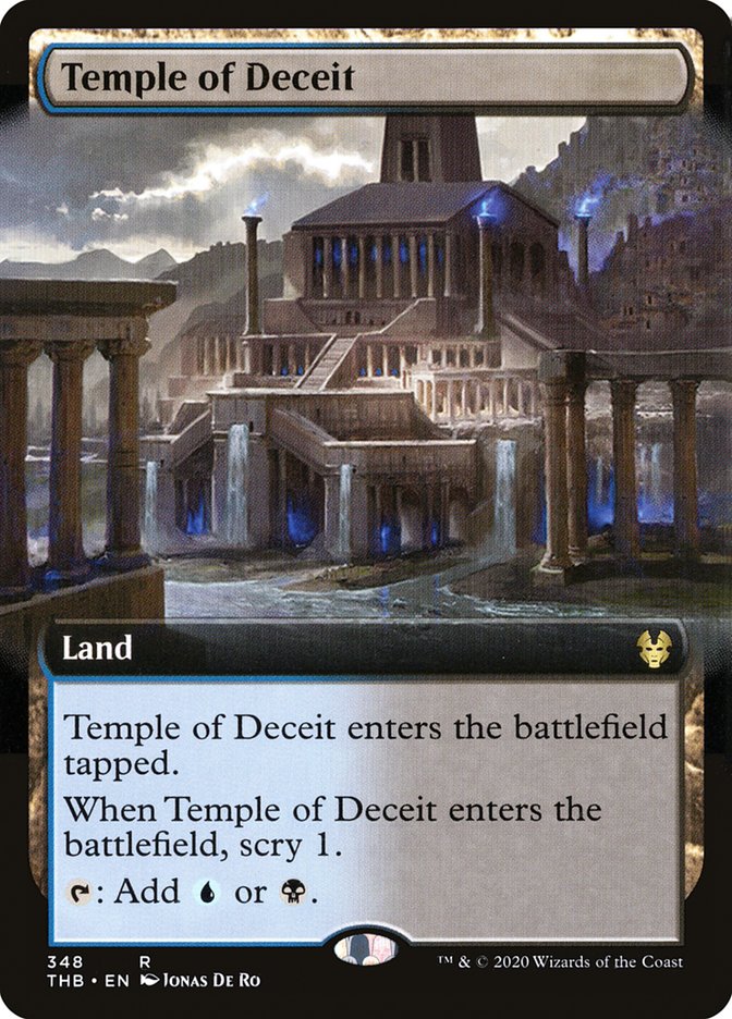 Temple of Deceit (Extended Art) [Theros Beyond Death] | L.A. Mood Comics and Games