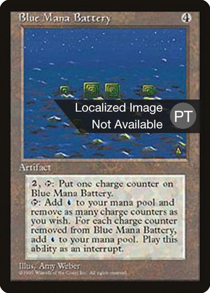 Blue Mana Battery [Fourth Edition (Foreign Black Border)] | L.A. Mood Comics and Games