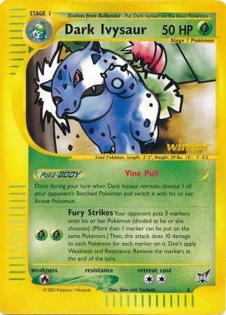 Dark Ivysaur (6) (Winner) (Jumbo Card) [Best of Promos] | L.A. Mood Comics and Games