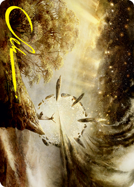 Harness Infinity Art Card (Gold-Stamped Signature) [Strixhaven: School of Mages Art Series] | L.A. Mood Comics and Games