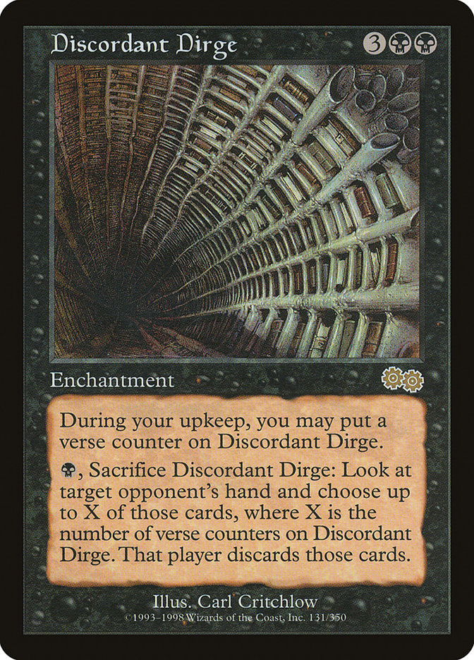 Discordant Dirge [Urza's Saga] | L.A. Mood Comics and Games