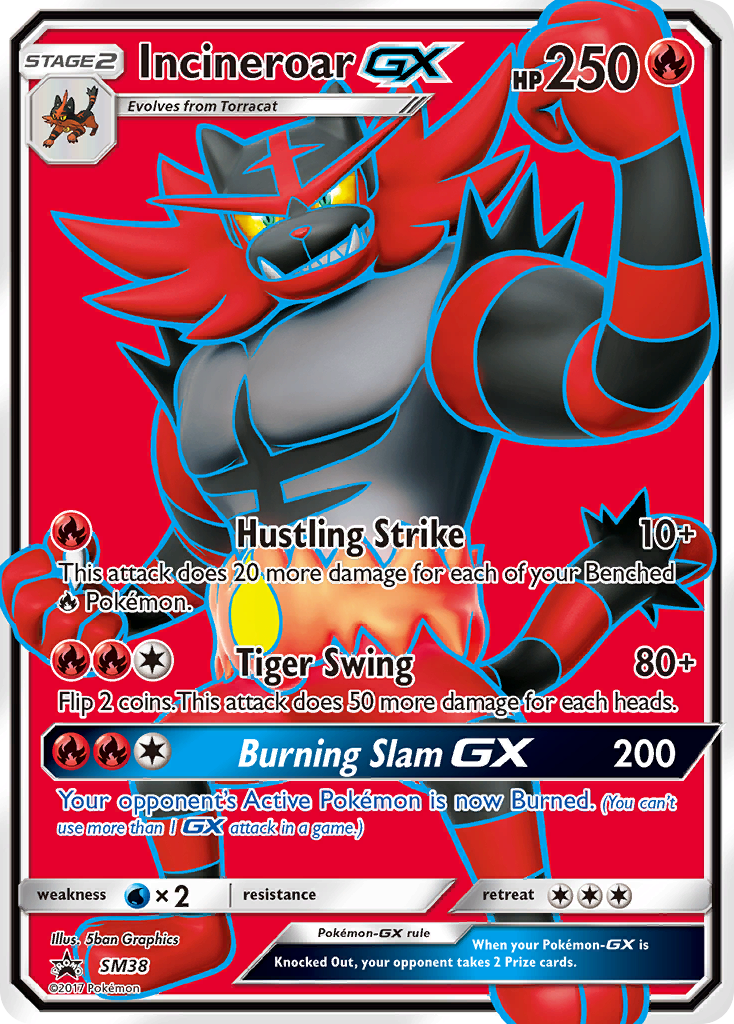 Incineroar GX (SM38) [Sun & Moon: Black Star Promos] | L.A. Mood Comics and Games