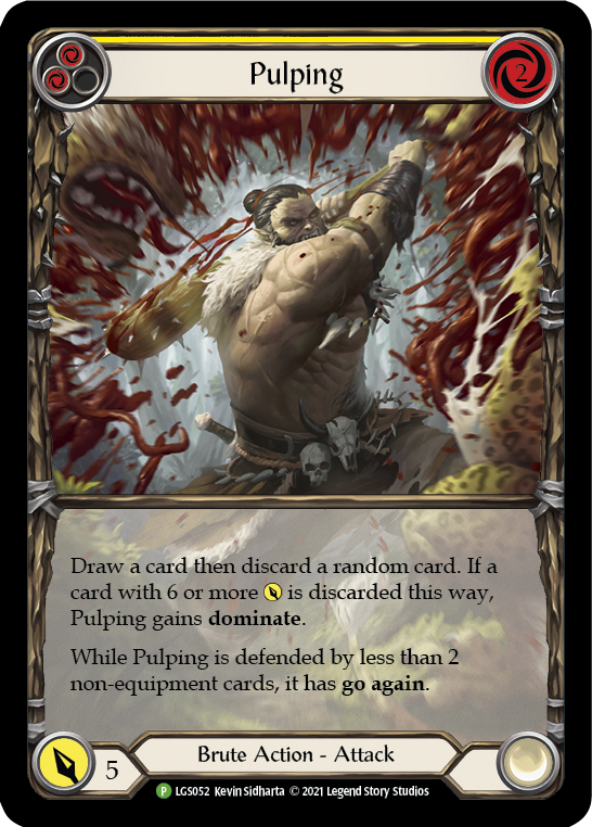 Pulping (Yellow) [LGS052] (Promo)  Rainbow Foil | L.A. Mood Comics and Games