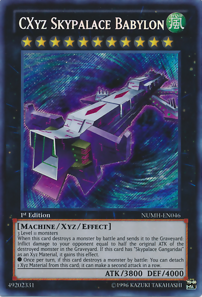 CXyz Skypalace Babylon [NUMH-EN046] Secret Rare | L.A. Mood Comics and Games