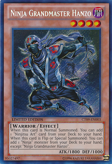 Ninja Grandmaster Hanzo [CT09-EN003] Secret Rare | L.A. Mood Comics and Games