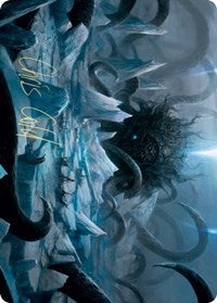 Icebreaker Kraken Art Card (Gold-Stamped Signature) [Kaldheim Art Series] | L.A. Mood Comics and Games