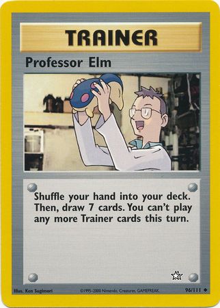 Professor Elm (96/111) [Neo Genesis Unlimited] | L.A. Mood Comics and Games