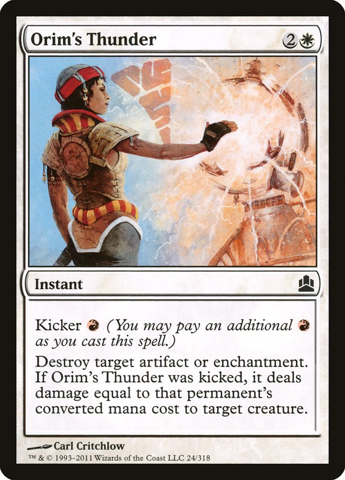 Orim's Thunder [Commander 2011] | L.A. Mood Comics and Games
