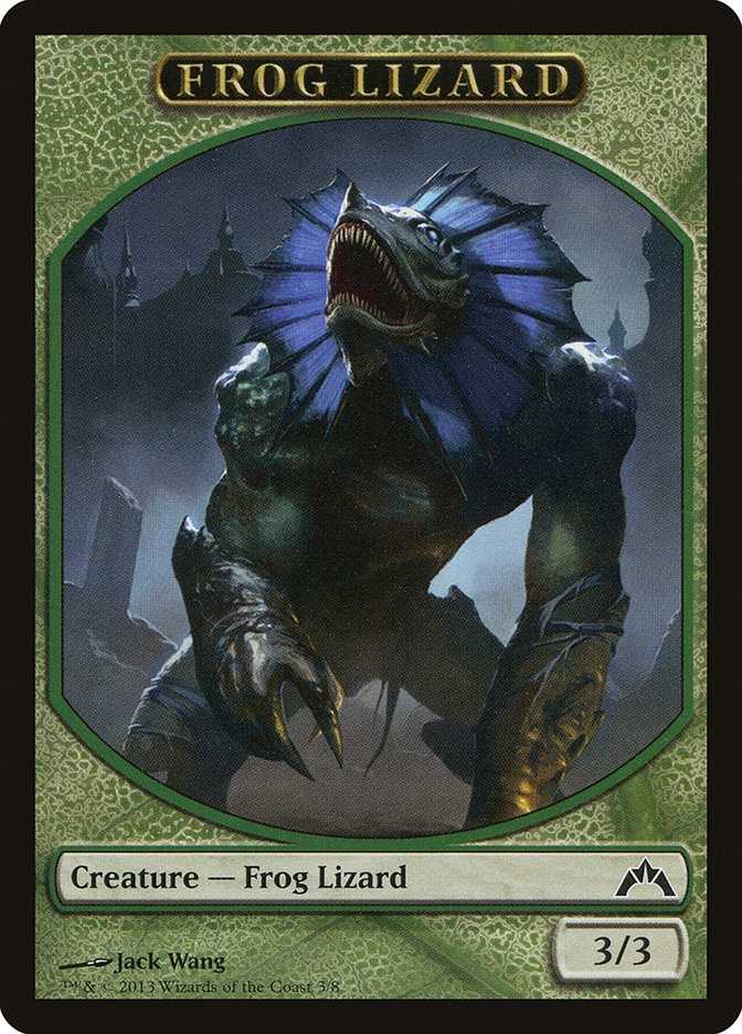 Frog Lizard Token [Gatecrash Tokens] | L.A. Mood Comics and Games