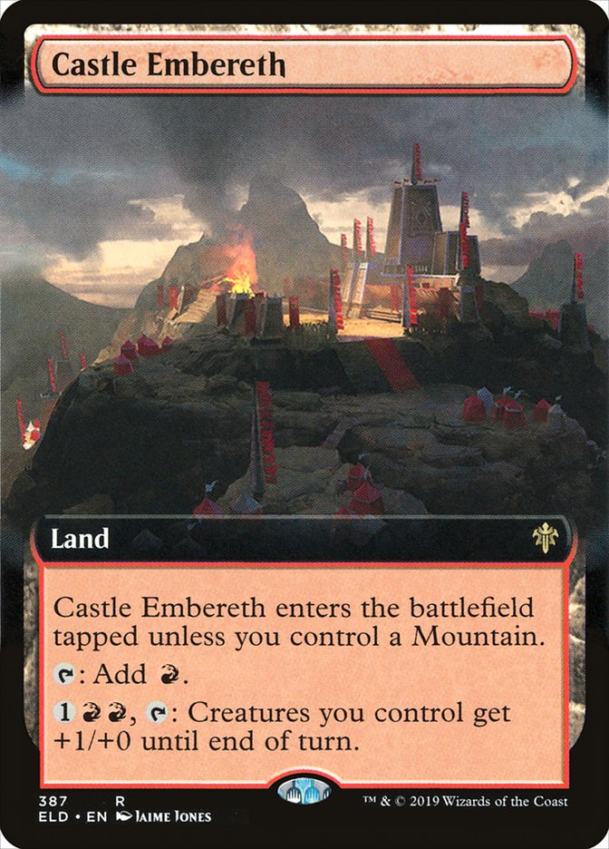 Castle Embereth (Extended Art) [Throne of Eldraine] | L.A. Mood Comics and Games