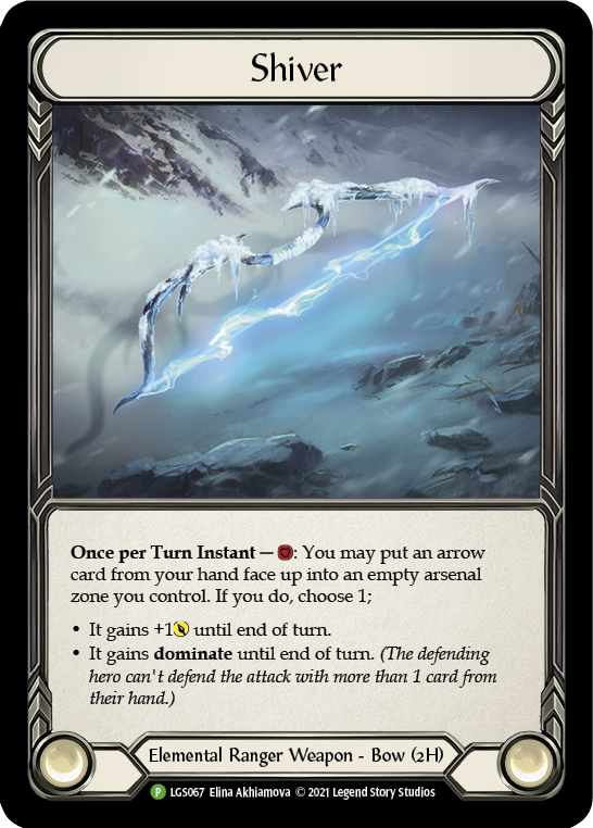 Shiver [LGS067] (Promo)  Cold Foil | L.A. Mood Comics and Games