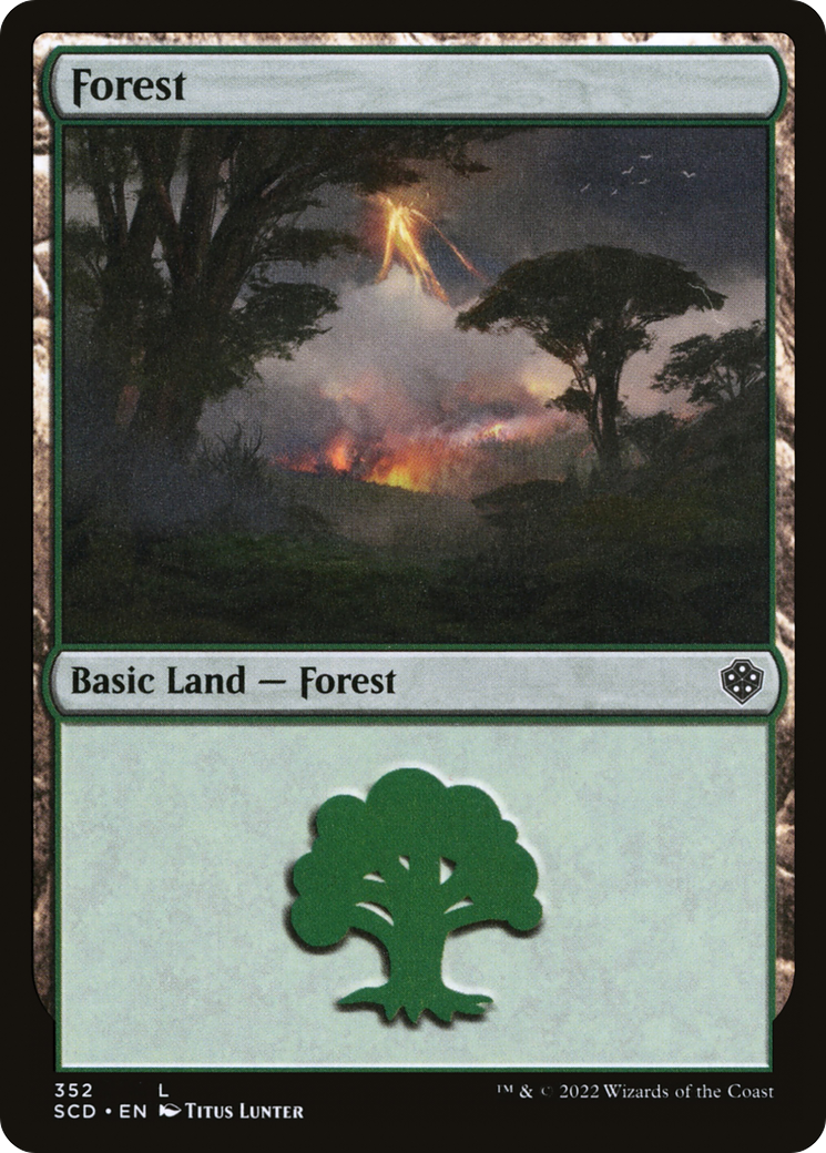 Forest (352) [Starter Commander Decks] | L.A. Mood Comics and Games