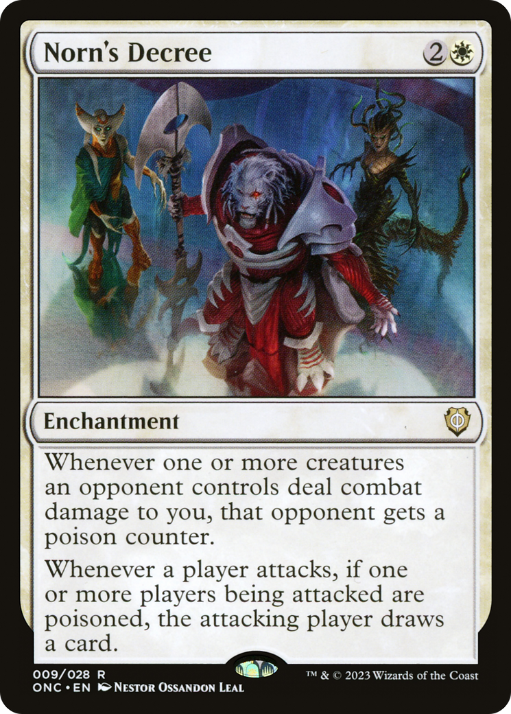 Norn's Decree [Phyrexia: All Will Be One Commander] | L.A. Mood Comics and Games