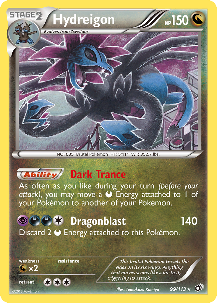 Hydreigon (99/113) [Black & White: Legendary Treasures] | L.A. Mood Comics and Games