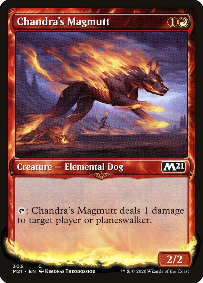 Chandra's Magmutt (Showcase) [Core Set 2021] | L.A. Mood Comics and Games