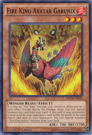 Fire King Avatar Garunix [MP14-EN020] Common | L.A. Mood Comics and Games