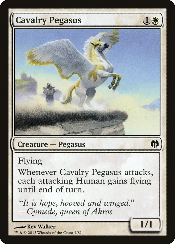 Cavalry Pegasus [Duel Decks: Heroes vs. Monsters] | L.A. Mood Comics and Games