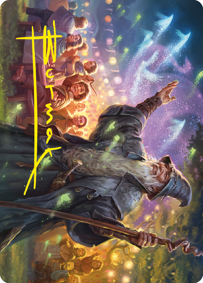 Gandalf, Friend of the Shire Art Card (Gold-Stamped Signature) [The Lord of the Rings: Tales of Middle-earth Art Series] | L.A. Mood Comics and Games