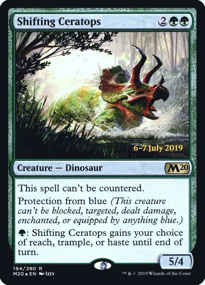 Shifting Ceratops [Core Set 2020 Prerelease Promos] | L.A. Mood Comics and Games