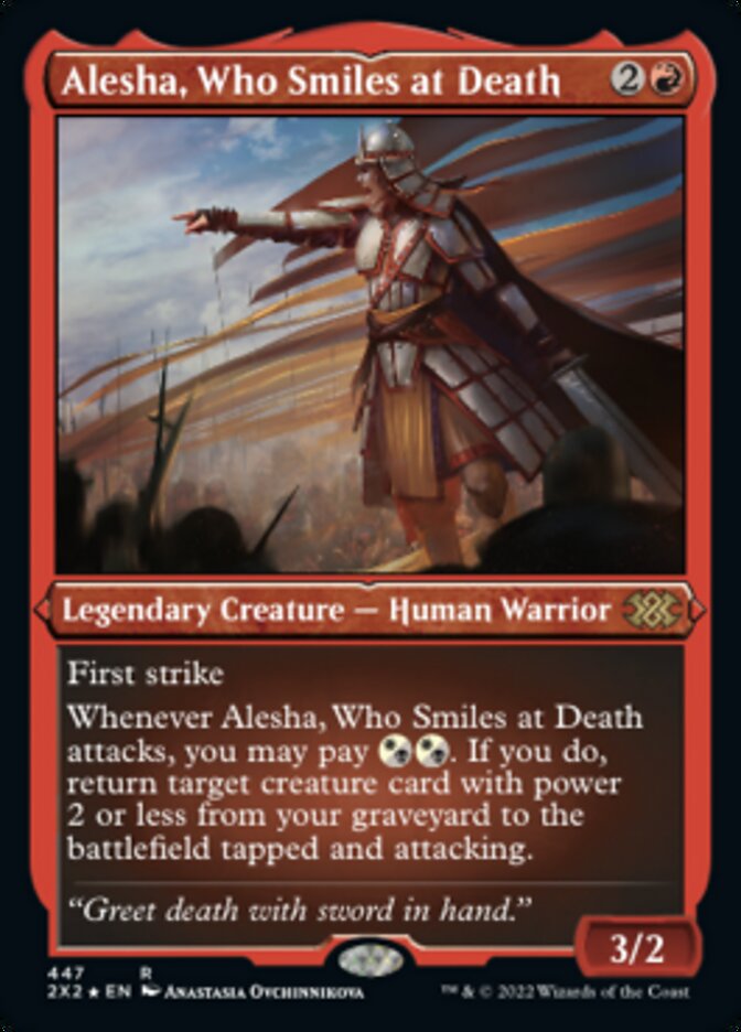 Alesha, Who Smiles at Death (Foil Etched) [Double Masters 2022] | L.A. Mood Comics and Games