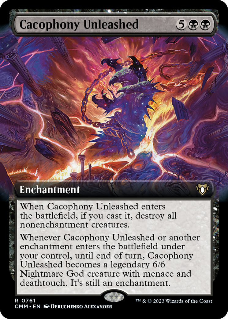 Cacophony Unleashed (Extended Art) [Commander Masters] | L.A. Mood Comics and Games