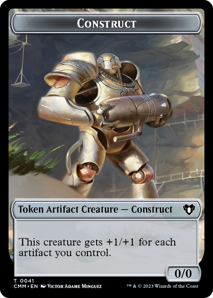 Thopter // Construct (41) Double-Sided Token [Commander Masters Tokens] | L.A. Mood Comics and Games