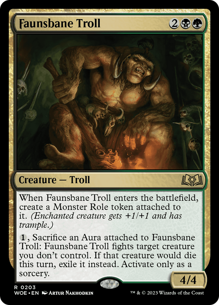 Faunsbane Troll [Wilds of Eldraine] | L.A. Mood Comics and Games