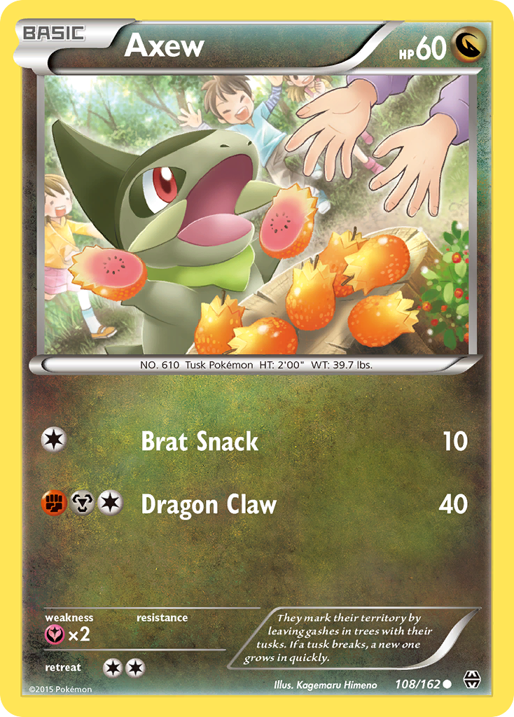 Axew (108/162) [XY: BREAKthrough] | L.A. Mood Comics and Games