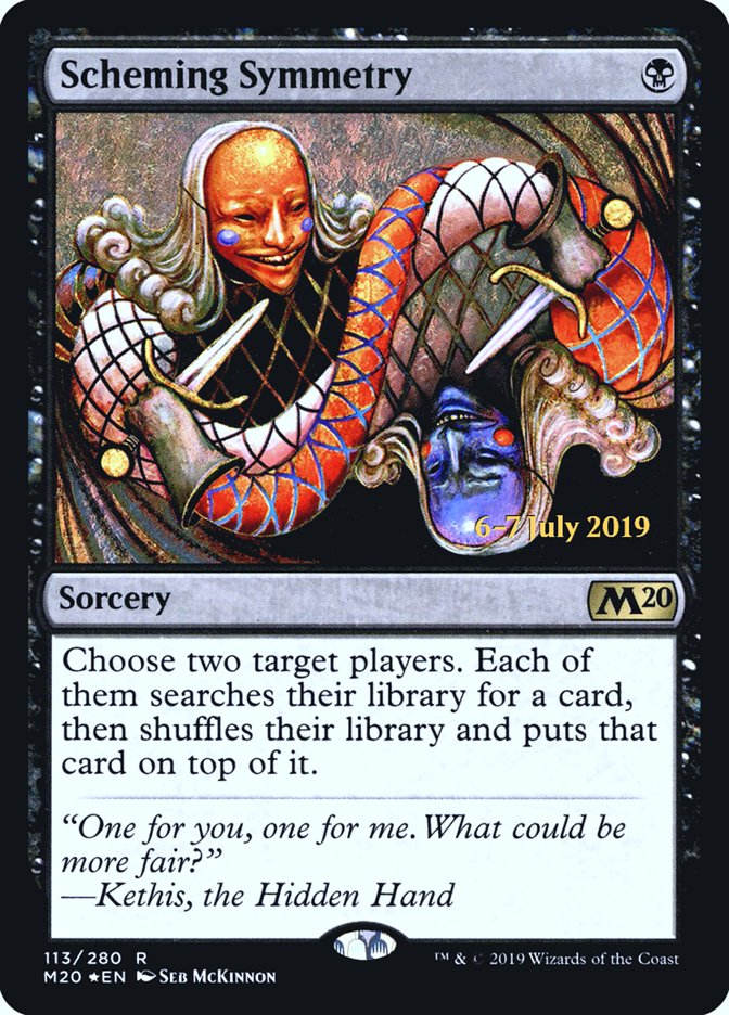 Scheming Symmetry [Core Set 2020 Prerelease Promos] | L.A. Mood Comics and Games