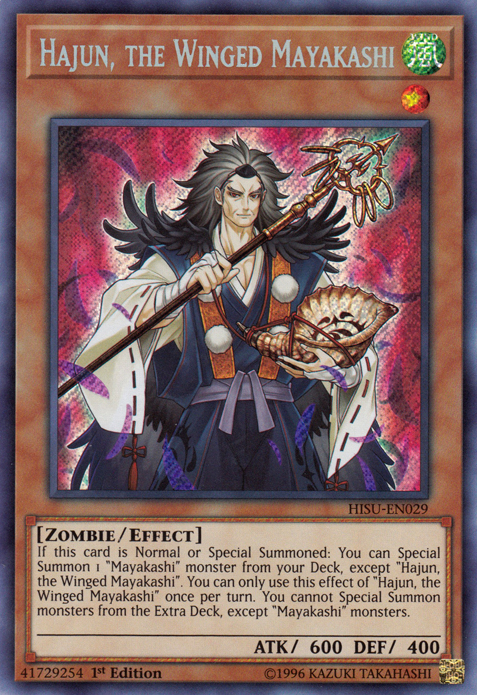 Hajun, the Winged Mayakashi [HISU-EN029] Secret Rare | L.A. Mood Comics and Games