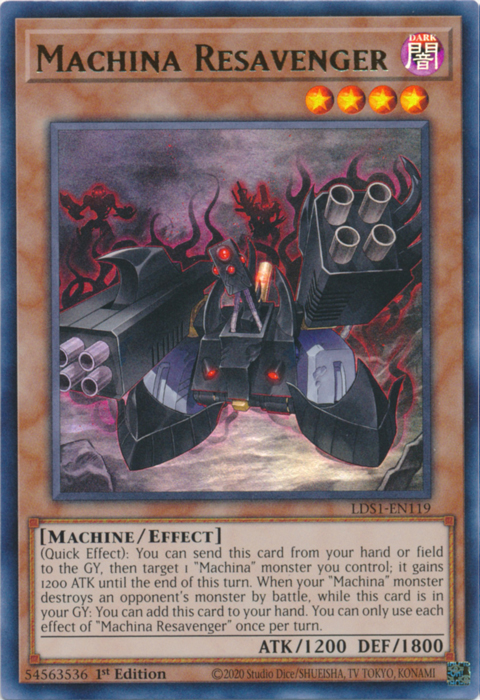 Machina Resavenger [LDS1-EN119] Ultra Rare | L.A. Mood Comics and Games