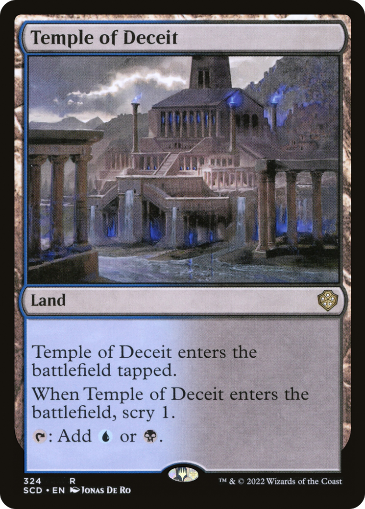 Temple of Deceit [Starter Commander Decks] | L.A. Mood Comics and Games
