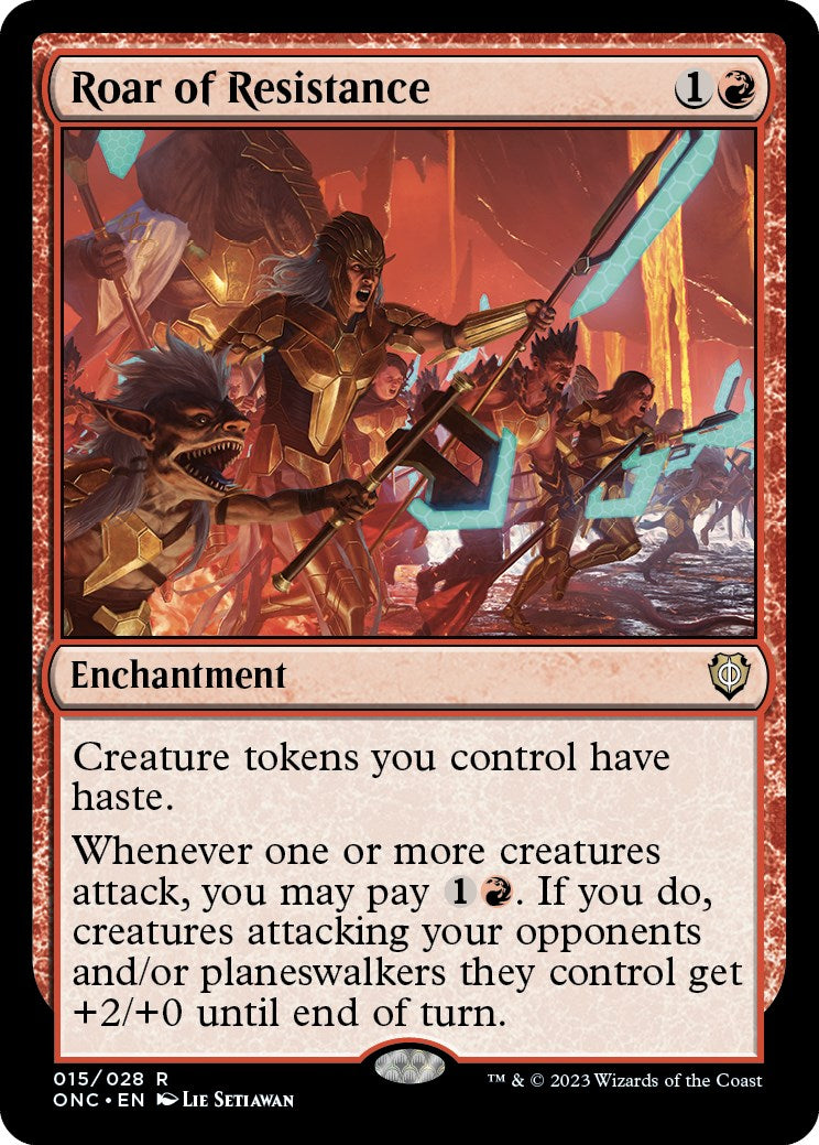 Roar of Resistance [Phyrexia: All Will Be One Commander] | L.A. Mood Comics and Games