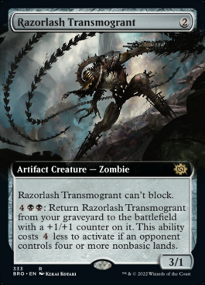 Razorlash Transmogrant (Extended Art) [The Brothers' War] | L.A. Mood Comics and Games