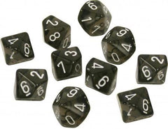 Chessex: Translucent D10 Dice Set | L.A. Mood Comics and Games