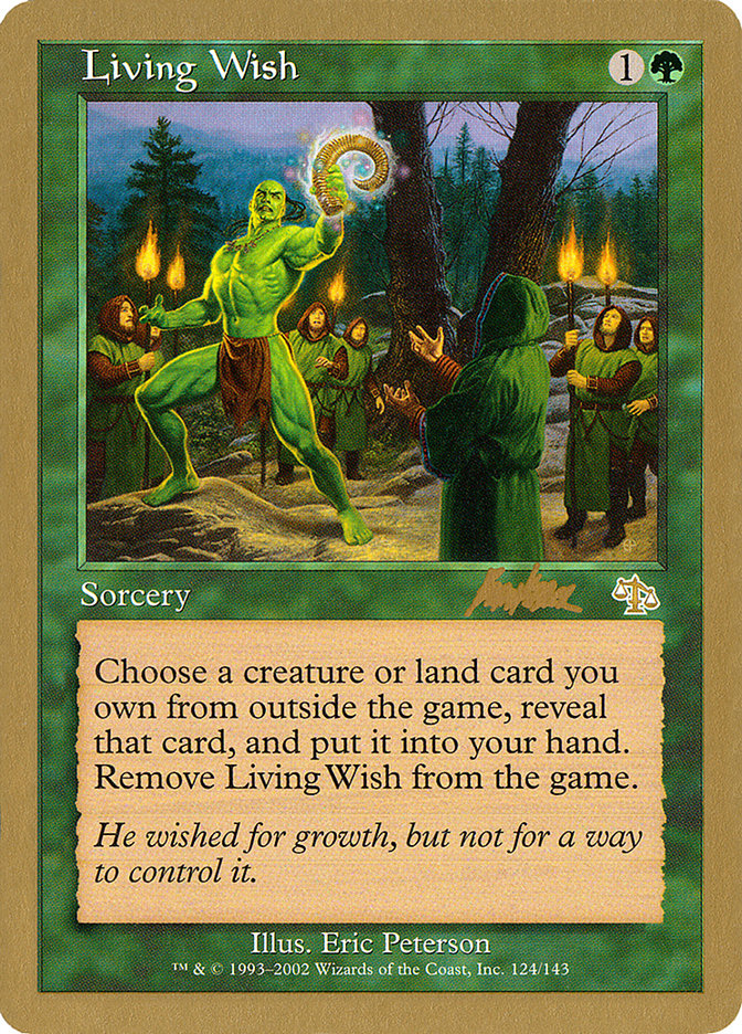 Living Wish (Brian Kibler) [World Championship Decks 2002] | L.A. Mood Comics and Games
