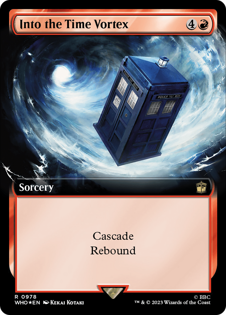 Into the Time Vortex (Extended Art) (Surge Foil) [Doctor Who] | L.A. Mood Comics and Games