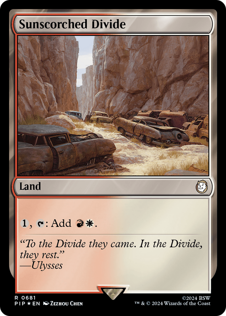 Sunscorched Divide (Surge Foil) [Fallout] | L.A. Mood Comics and Games