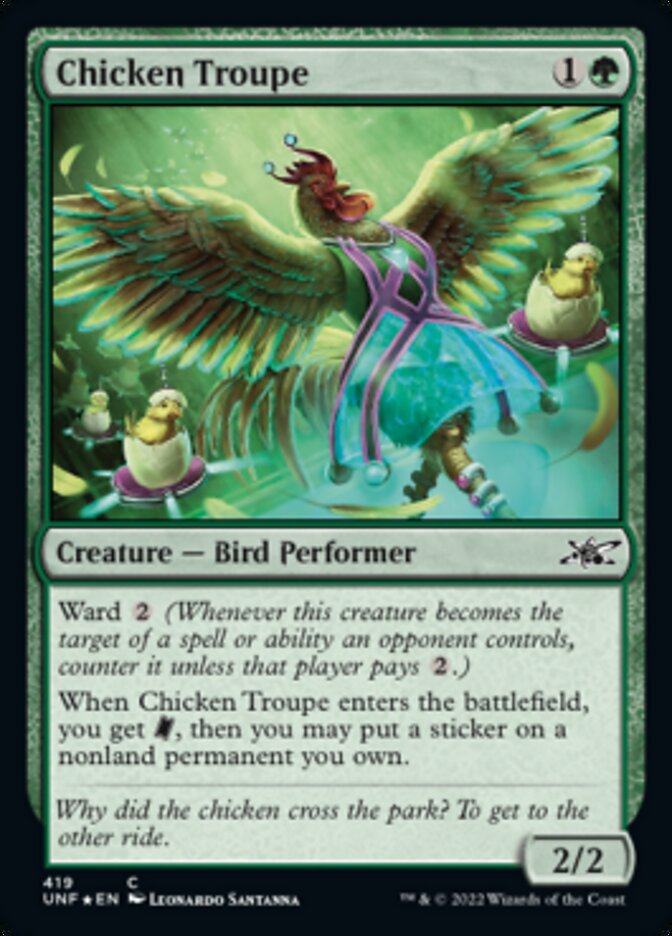 Chicken Troupe (Galaxy Foil) [Unfinity] | L.A. Mood Comics and Games