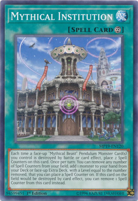 Mythical Institution [MP19-EN120] Common | L.A. Mood Comics and Games