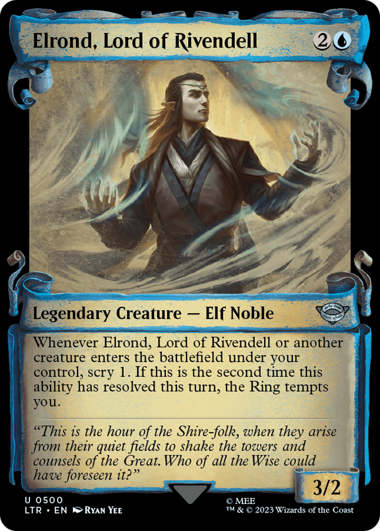 Elrond, Lord of Rivendell [The Lord of the Rings: Tales of Middle-Earth Showcase Scrolls] | L.A. Mood Comics and Games