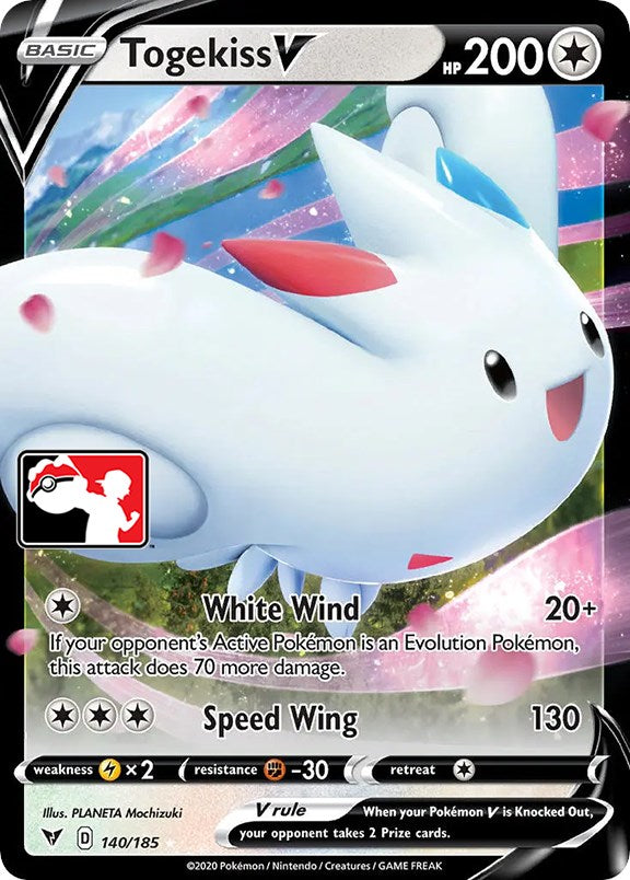 Togekiss V (140/185) [Prize Pack Series One] | L.A. Mood Comics and Games