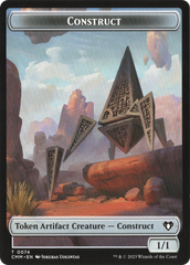 Thopter // Construct (0074) Double-Sided Token [Commander Masters Tokens] | L.A. Mood Comics and Games