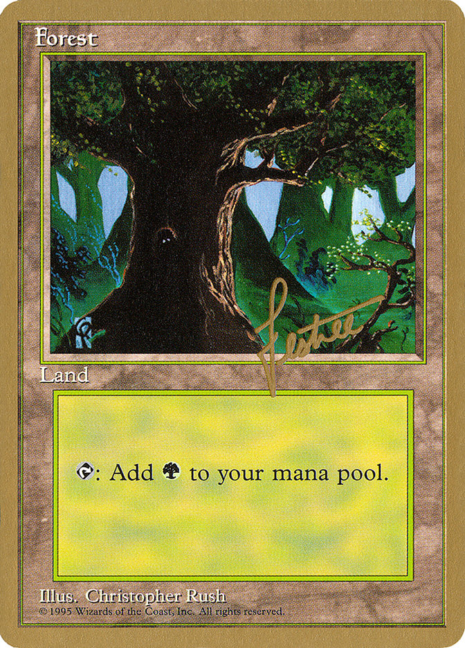 Forest (bl377) (Bertrand Lestree) [Pro Tour Collector Set] | L.A. Mood Comics and Games