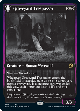 Graveyard Trespasser // Graveyard Glutton [Innistrad: Double Feature] | L.A. Mood Comics and Games