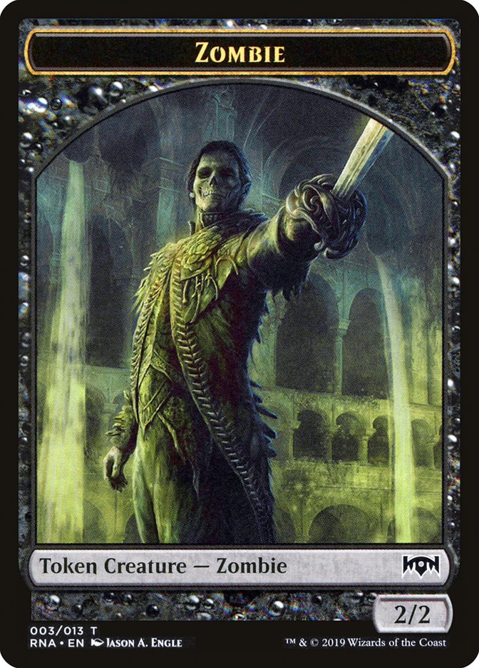 Zombie Token [Ravnica Allegiance Tokens] | L.A. Mood Comics and Games