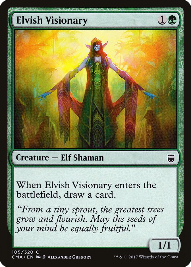 Elvish Visionary [Commander Anthology] | L.A. Mood Comics and Games